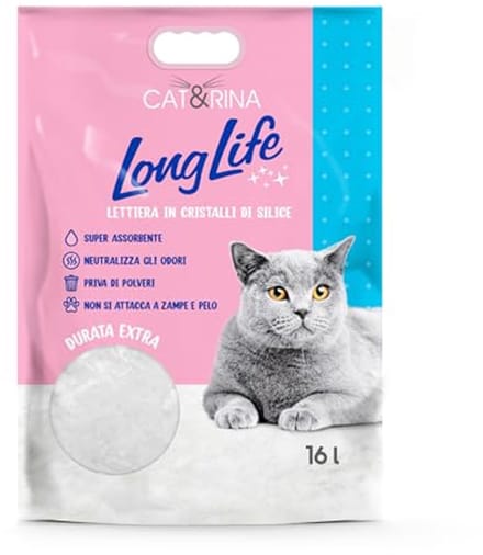 Kattenbakvulling Silicium 16L