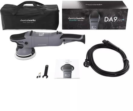 ChemicalWorkz® - DA9 (PRO MAX) Excentrische Polijstmachine - 125mm - 1000Watt + Draagtas