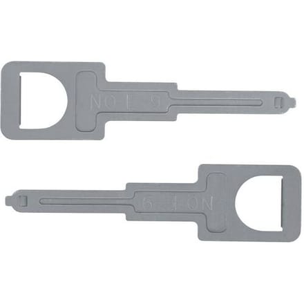 KS Tools 500.1385 Radio-ontgrendelingsgereedschap Clarion, 2-delig