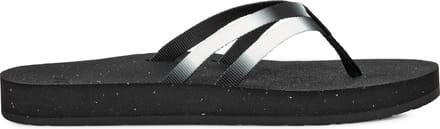Teva W ReFlip Strappy Gradiate Dames Slippers - Zwart/Wit - Maat 36