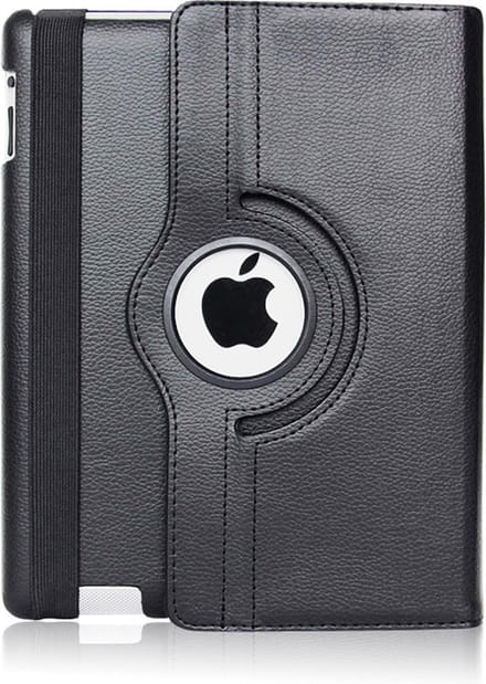 Hoes geschikt voor iPad 10 - 360° draaibare Bookcase - Zwart
