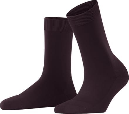 FALKE ClimaWool eenkleurig wol lyocell sokken dames rood - maat 37-38