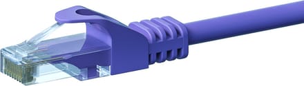 Danicom CAT6 UTP patchkabel - 1 meter paars - CCA - netwerkkabel - internetkabel - UTP kabel - RJ45 - 1000 mbit/s