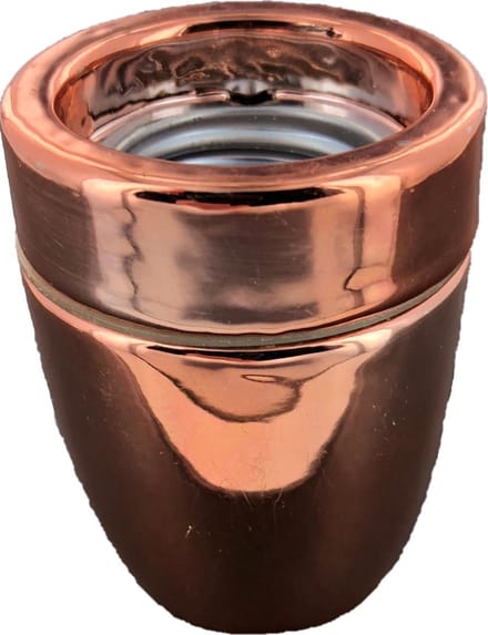 Lamphouder E27 Porselein - Rosé / Koper