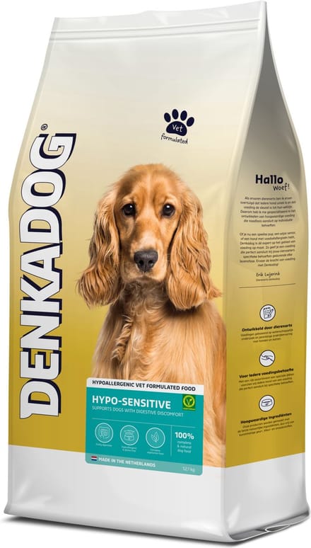 Denkadog Superior Hypo-Sensitive Groente - Hondenvoer - 12.5 kg