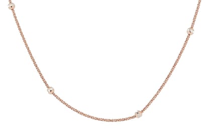 Orphelia Zilver - Ketting met balletjes - ZK-7201/RG - 45 cm