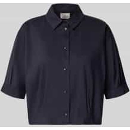 regular fit overhemdblouse met overhemdkraag
