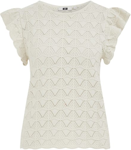 WE Fashion Dames gebreide trui met structuur