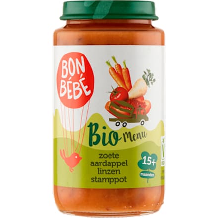 Bio M1512 zoete aardappel linzen stamp