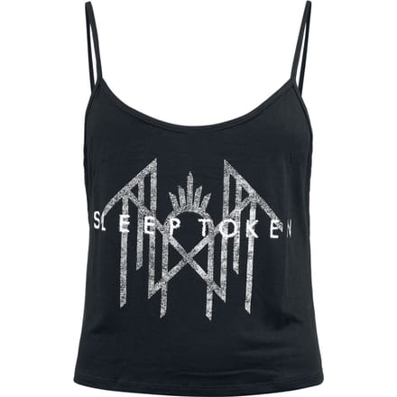 Sleep Token Top - Logo - S tot XXL - voor Vrouwen - zwart