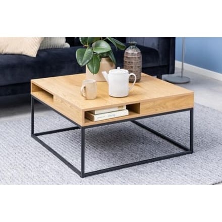 Bendt Salontafel 'Nightingale' EIken, 80 x 80cm, kleur Naturel