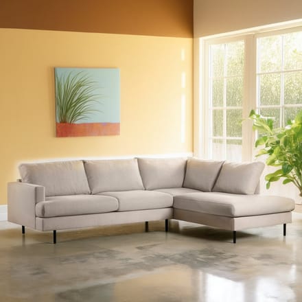 Hoekbank Liva Beige