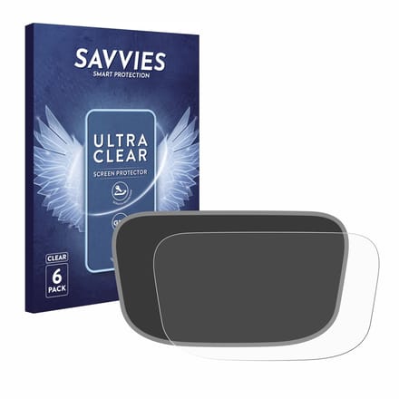 Savvies - Screenprotector voor Segway E300SE/E110/E125 - Folie Beschermfolie transparant 6 Stuks