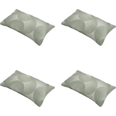 Madison - Sierkussen Napels - Groen - 30x50x10cm - Set van 4