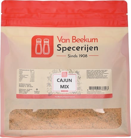 Van Beekum Specerijen - Cajun Mix - 2 KG (hersluitbare stazak)