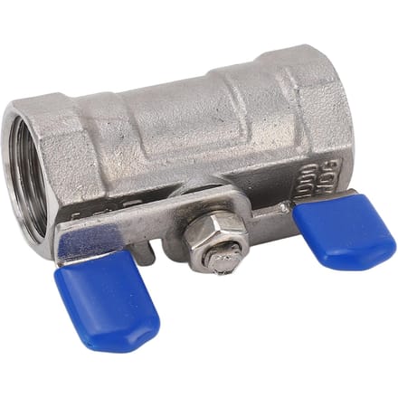 12in NPT DN15 Kogelkraan 304 RVS Binnendraad Pijpfitting Klep met Vlinder