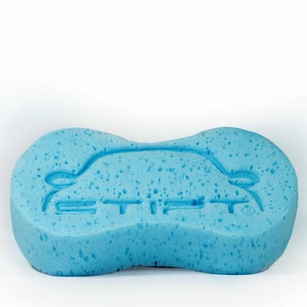 Stipt - Spons 23x11cm - Was spons Blauw - Schoonmaak spons auto