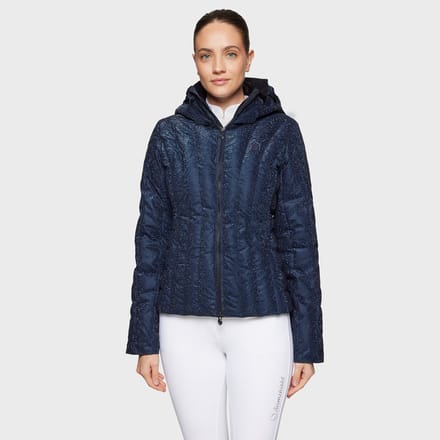 Samshield FW25 COURCHEVEL-ICE PRINT PUFFER- NAVY -XXS