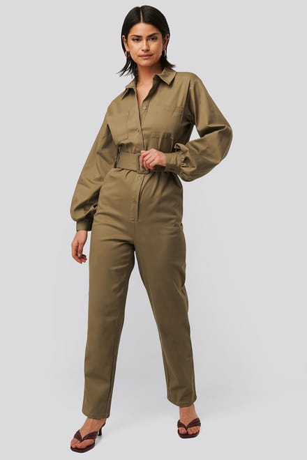 Na-Kd Combinaison Femme Kaki Classique 34 Cai