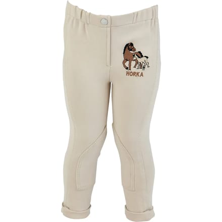 Horka Rijbroek Mini Knie Grip Kids Lichtbruin - 116