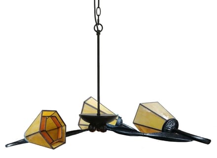 3 lichts Kroonluchter Lovely Narcissus - Art Deco Trade