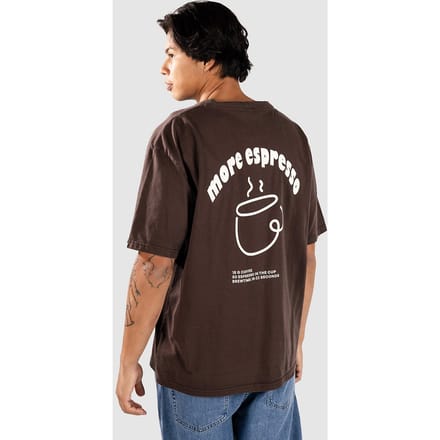 Anerkjendt Akvillads Espresso Print T-Shirt bruin
