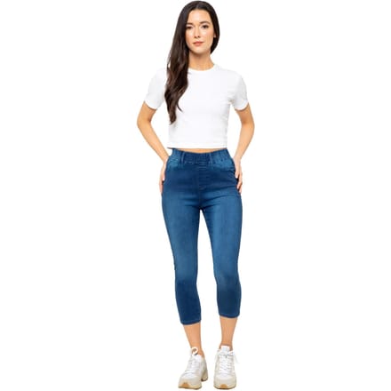 Enzo | Dames Gecropte Jeans