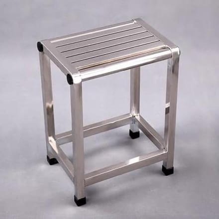 Douchekruk - Badstoel - Veilig Douchen - Hoog Draagvermogen - 280 kg Capaciteit - Zilver