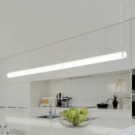 TECNICO by Sforzin Pirgos hanglamp 100 cm lang, dimbaar, wit