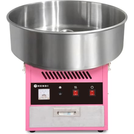 Machine à barbe à papa électrique sans couvercle, diamètre 52 cm, 1200 W - Hendi 282731