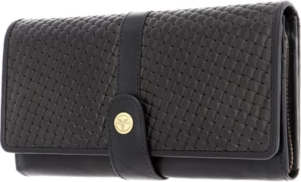 CHIEMSEE Portemonnee Antwerp Wallet with Flap Black Zwart