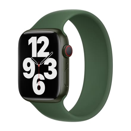 Apple Siliconen solobandje voor de Apple Watch | 38/40/41/42 mm - Maat 1 - Clover