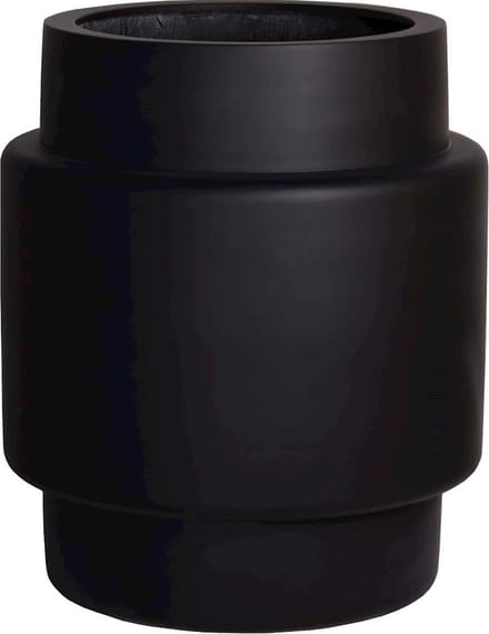 Billund big black Ø60 x H70 cm | plantenbak | zwart