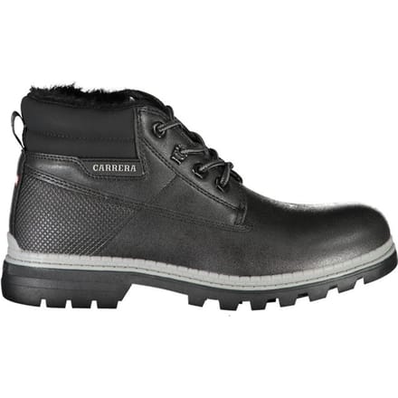 Heren Zwarte Faux Leren Enkellaarzen Ca25370