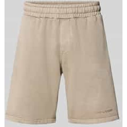 regular fit sweatshorts met gestikt logo