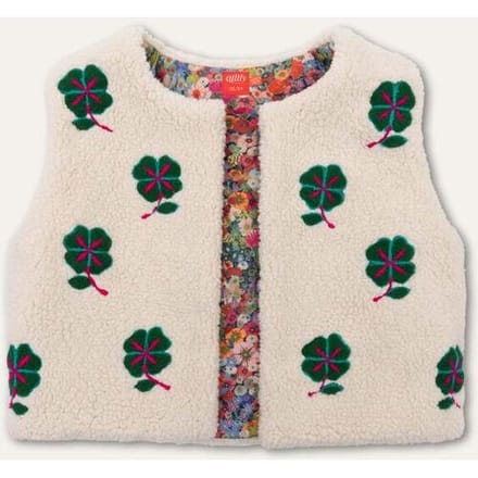 Oilily Clover Bodywarmer- maat110/5yr Turtle Dove