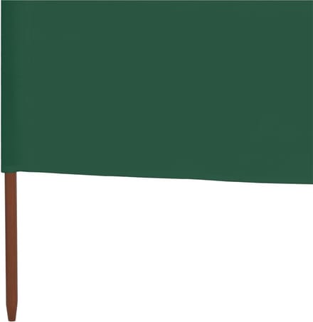 Groot Opvouwbaar Windscherm 5-Delig Groen - 600x160 cm - Strand, Tuin en Camping Privacy Scherm