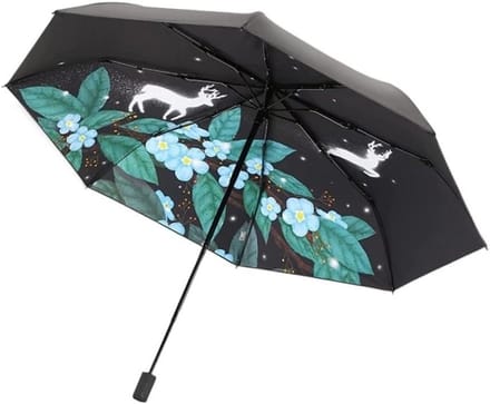 Regenparaplu - Opvouwbare Paraplu - Bescherming tegen Weer - Winddicht - One Size - Unisex