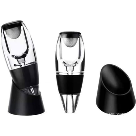 Aérateur de Vin - CELLUSTOP - Magic Decanter - Acrylique - Filtre en maille - 1 pièce