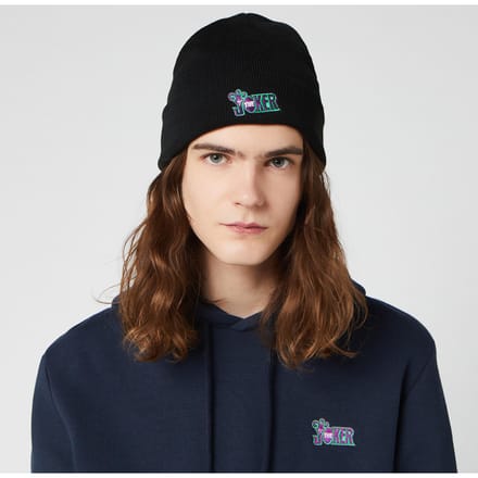 DC The Joker Beanie Hat - Black