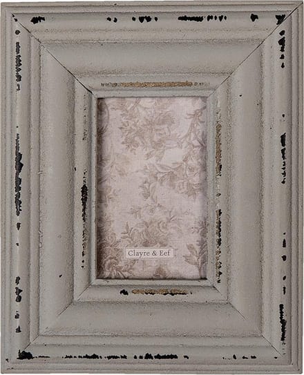 Clayre & Eef Fotolijst 5x7 cm Grijs MDF