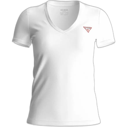 Dames-T-shirt met v-hals Guess Mini Triangle