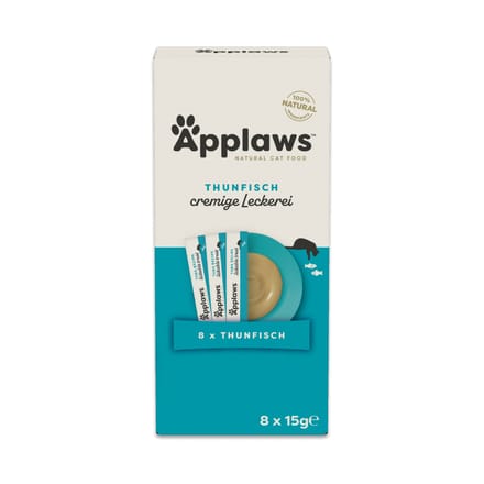 Voordeelpakket: 32x15g Applaws Romige Traktatie Tonijn Katten­snoepjes