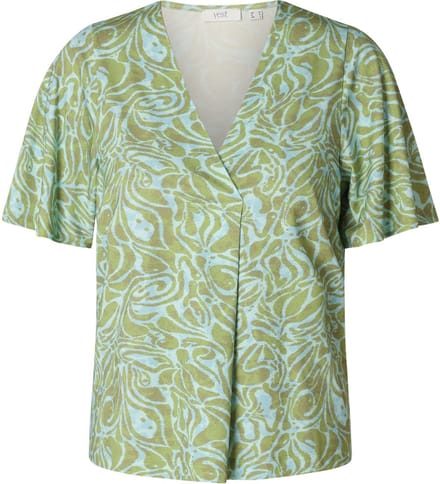 YEST Bryony Essential - Botanic Green/Multi - maat 48