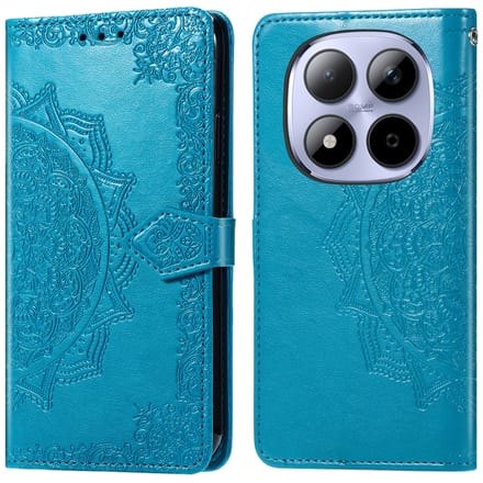 imoshion Hoesje - Geschikt voor Xiaomi Redmi Note 15 Pro Plus (5G) - Mandala Bookcase - Turquoise