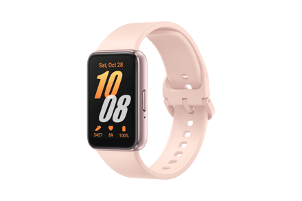 Samsung Galaxy Fit3 Smartwatch 1,6  AMOLED Roze Goud rosé gouden kleur