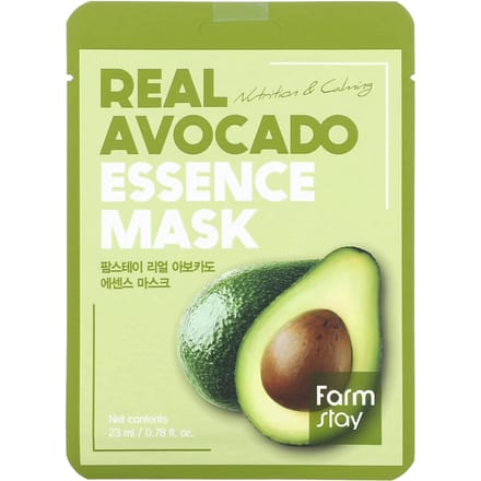 Echte Avocado Essence Schoonheidsmasker, 1 Vel, 23 ml(0.78 fl oz) beige