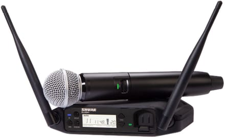 Shure Wireless Vocal System - SM58 Microphone & GLXD4+ Receiver