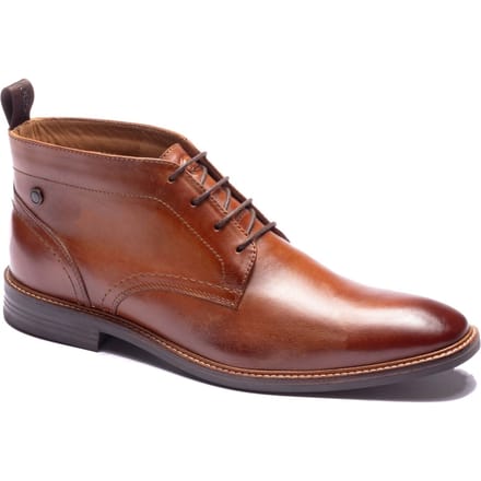 Base London Belgrave Leren Heren WASHED TAN Enkellaarzen