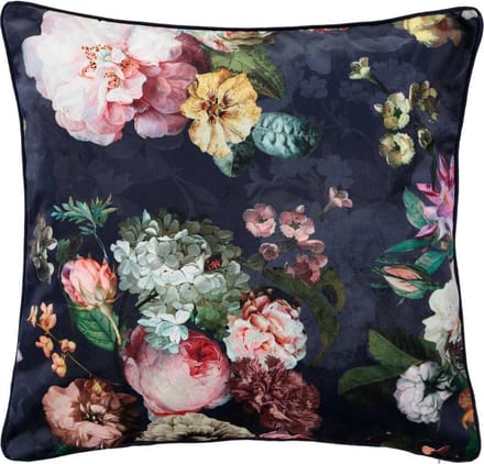 Essenza Fleur Sierkussen Nightblue - 50x50 cm